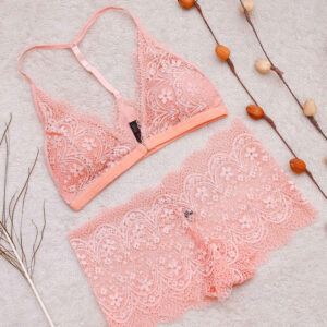 Comfortable & Stylish Net Bra and Underwear Set for Girls – Breathable, Lightweight, and Elegant Lingerie